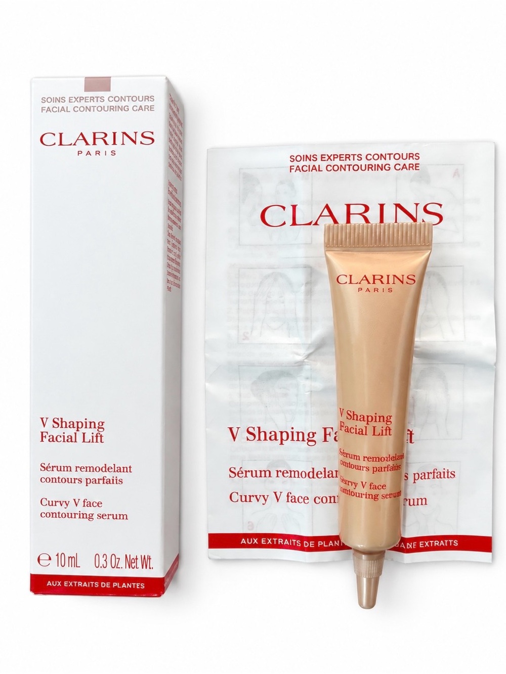 2 for $20 Clarins V Shaping Facial Lift Contouring Serum 10mL